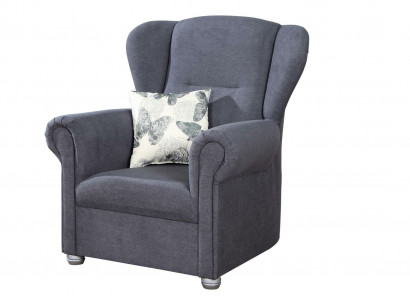 Modern Design Ohrensessel Stoff Couch Sofa Polster Sofas Sessel Fernseh